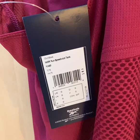 2/$30❤️ REEBOK Run Speedwick Tank NWT - Picture 8 of 10
